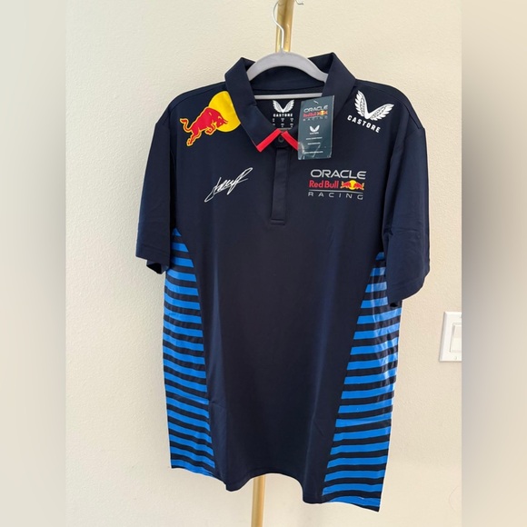 Red Bull Racing Checo Perez Polo Shirt - Picture 2 of 6